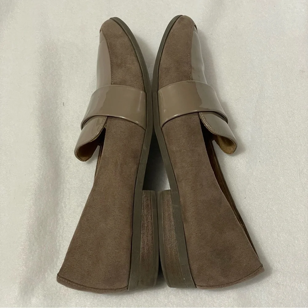Dr. Scholl's Pointed Toe‎ Flats Loafer Cushioned Comfort Slip On Taupe Size 7M